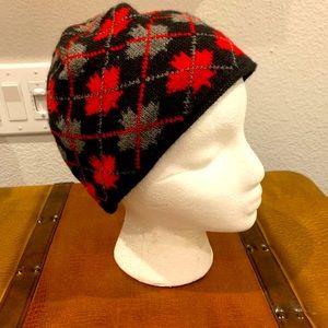 Maple leaf beanie. Super cool.
